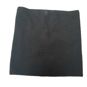 Lululemon Black Ribbed Neck Warmer  Scarf